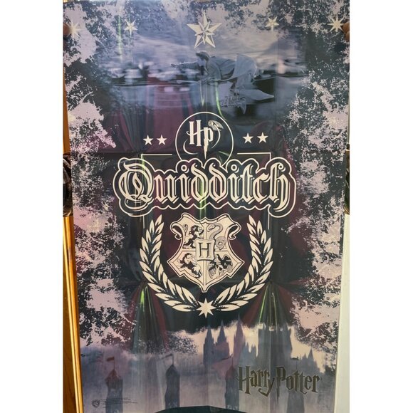 Harry Potter Quidditch Collectible Set With Poster In Decorative Chest For Wizar - Picture 2 of 7